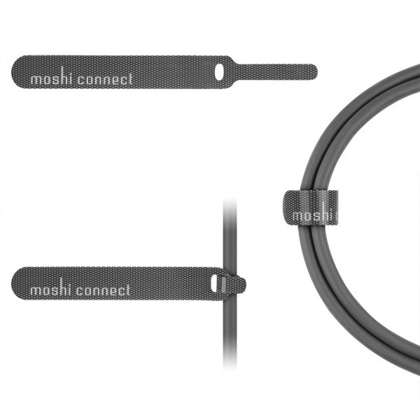 Moshi USB-C/USB-C skærmkabel 1 m Grå/Guld