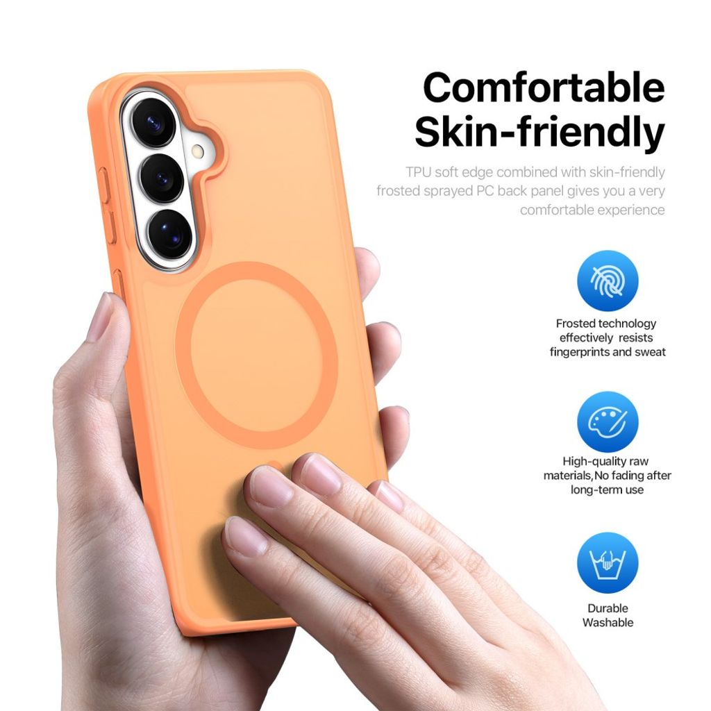 Dux Ducis Samsung Galaxy S26 Cover Yind Series MagSafe Orange