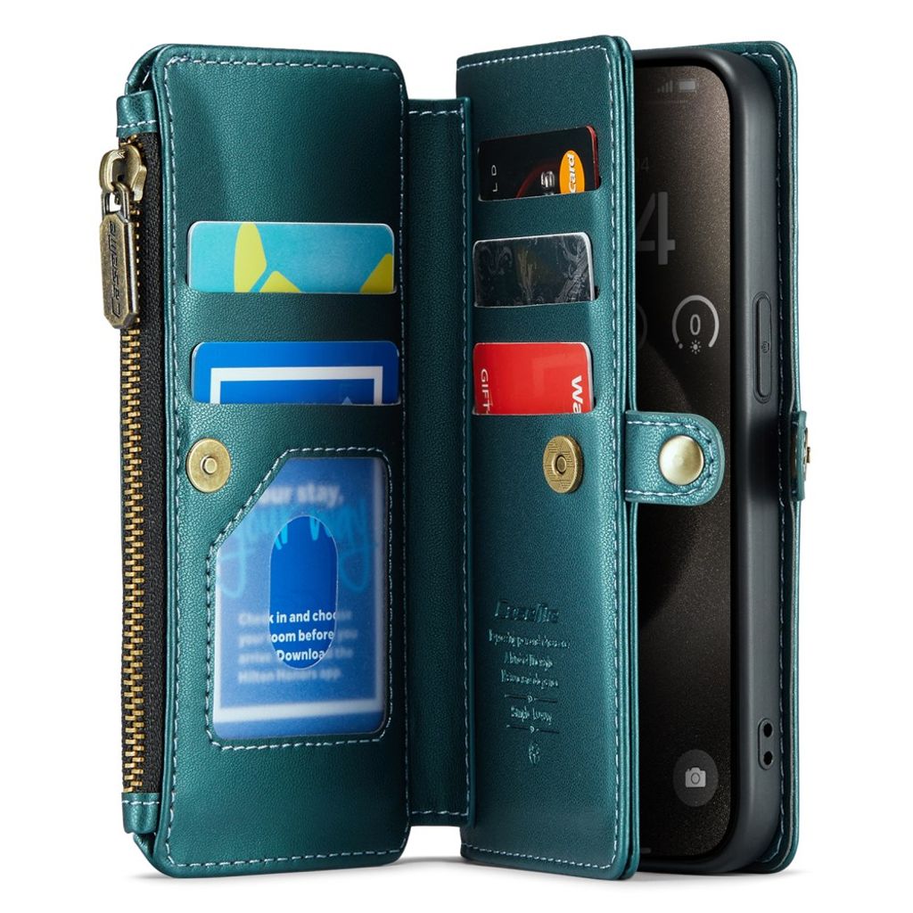 CaseMe iPhone 15 Pro Etui C36 Series Grøn