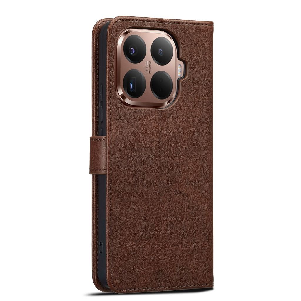 Lc.Imeeke Xiaomi 17T Etui med Kortholder Stativfunktion Mørkebrun