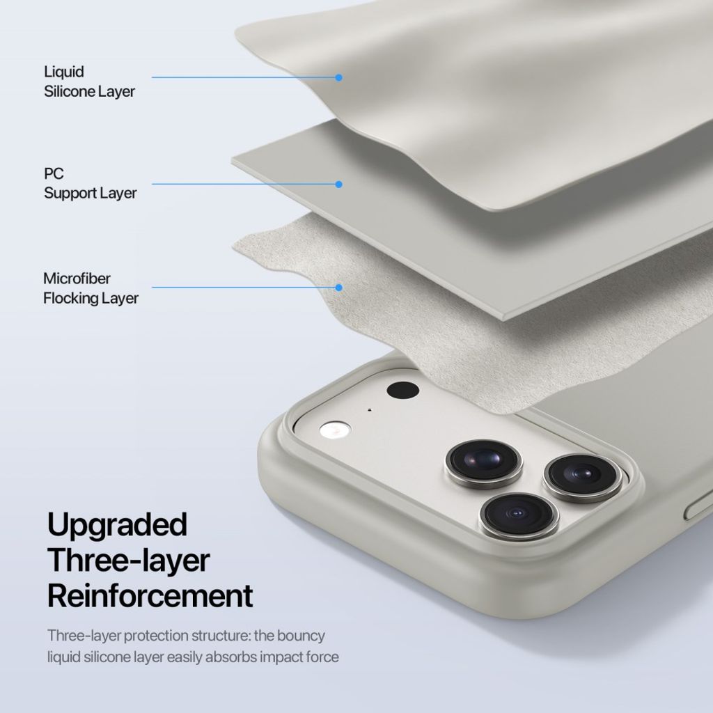 Dux Ducis iPhone 17 Pro/iPhone 18 Pro Cover Piel Series MagSafe Beige