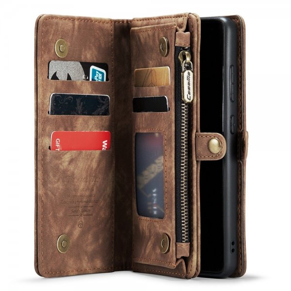 CaseMe Samsung Galaxy A52/A52s 5G 008 Series Aftagelig Skal Brun