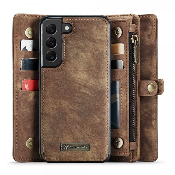 CaseMe Samsung Galaxy S21 FE 008 Series Aftageligt Cover Brun