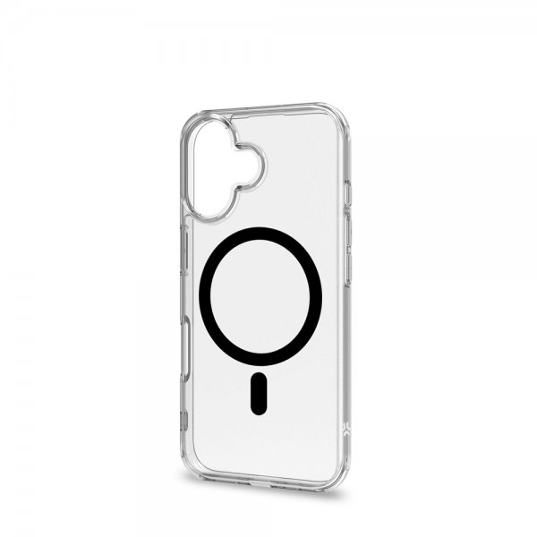 Celly iPhone 16 Cover GELSKINMAG Transparent Sort