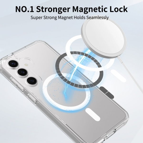 Nordic Covers Samsung Galaxy S24/Galaxy S25 Cover Feather Series MagSafe Transparent