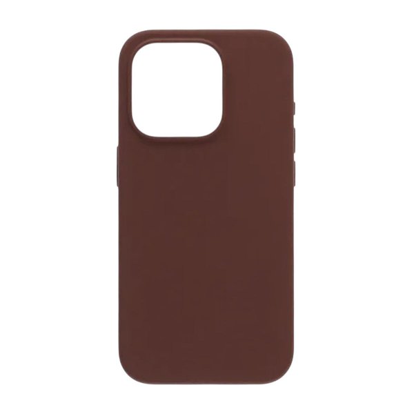 Rvelon iPhone 15 Pro Cover Silikone MagSafe Brun