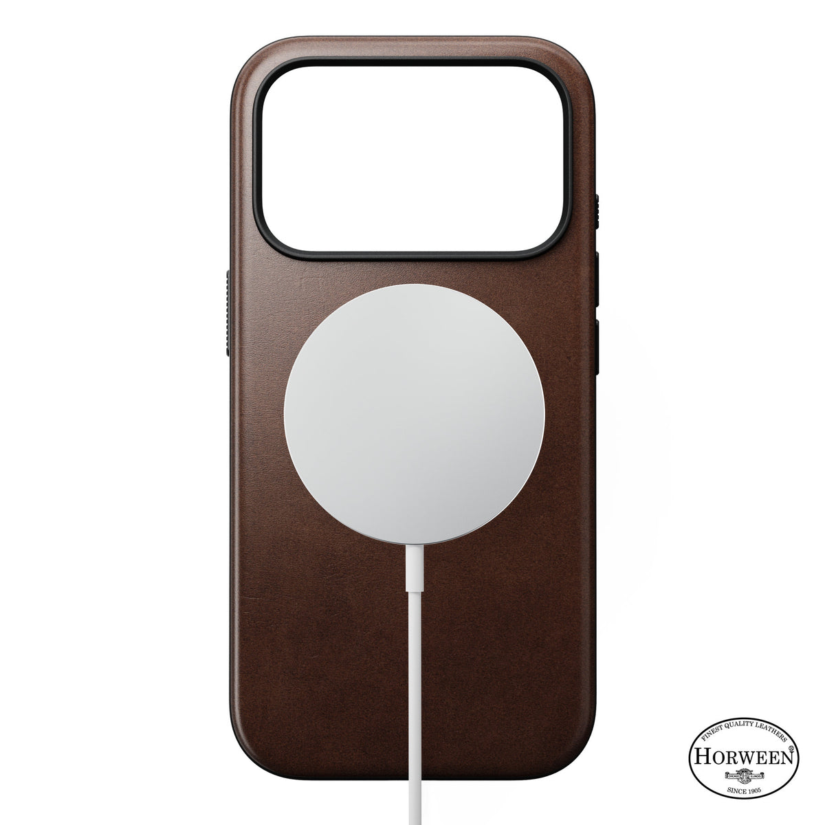 Nomad iPhone 17 Pro/iPhone 18 Pro Cover Modern Leather Case Horween Rustic Brown