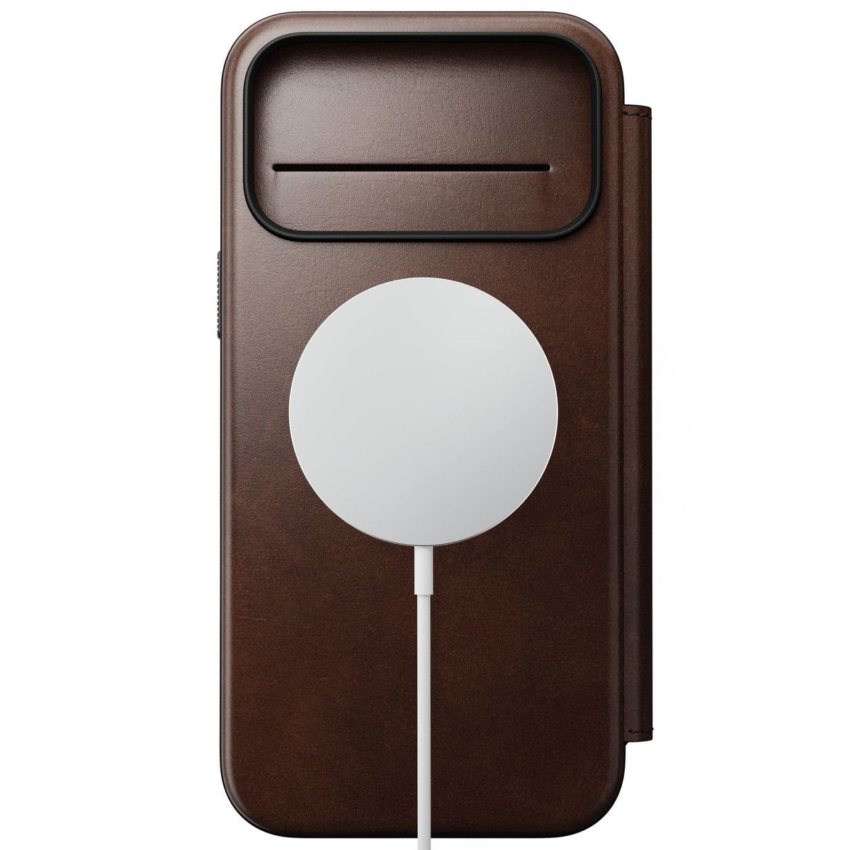 Nomad iPhone 17 Pro Max/iPhone 18 Pro Max Etui Modern Leather Folio Horween Rustic Brown