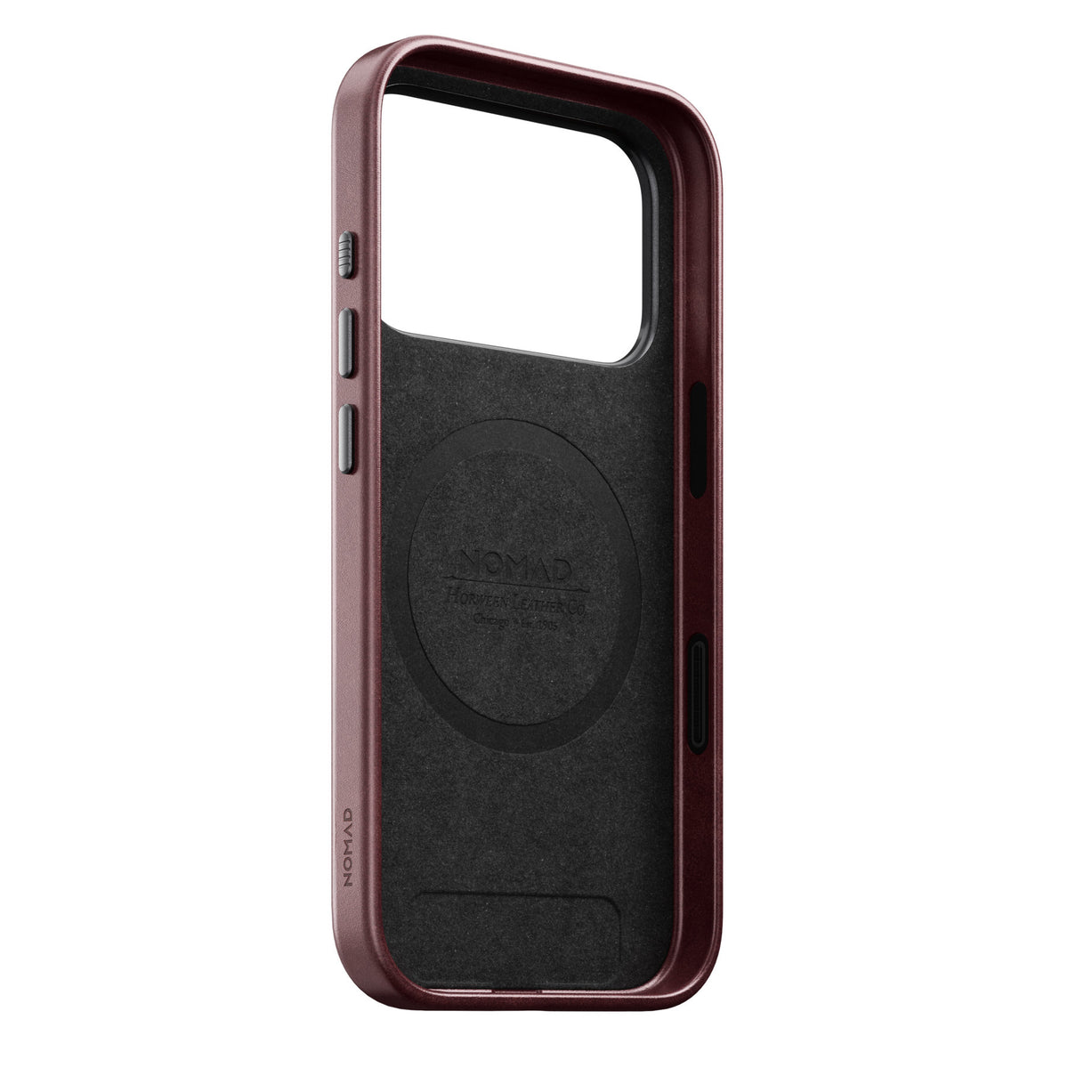 Nomad iPhone 17 Pro/iPhone 18 Pro Cover Traditional Leather Case Horween Burgundy