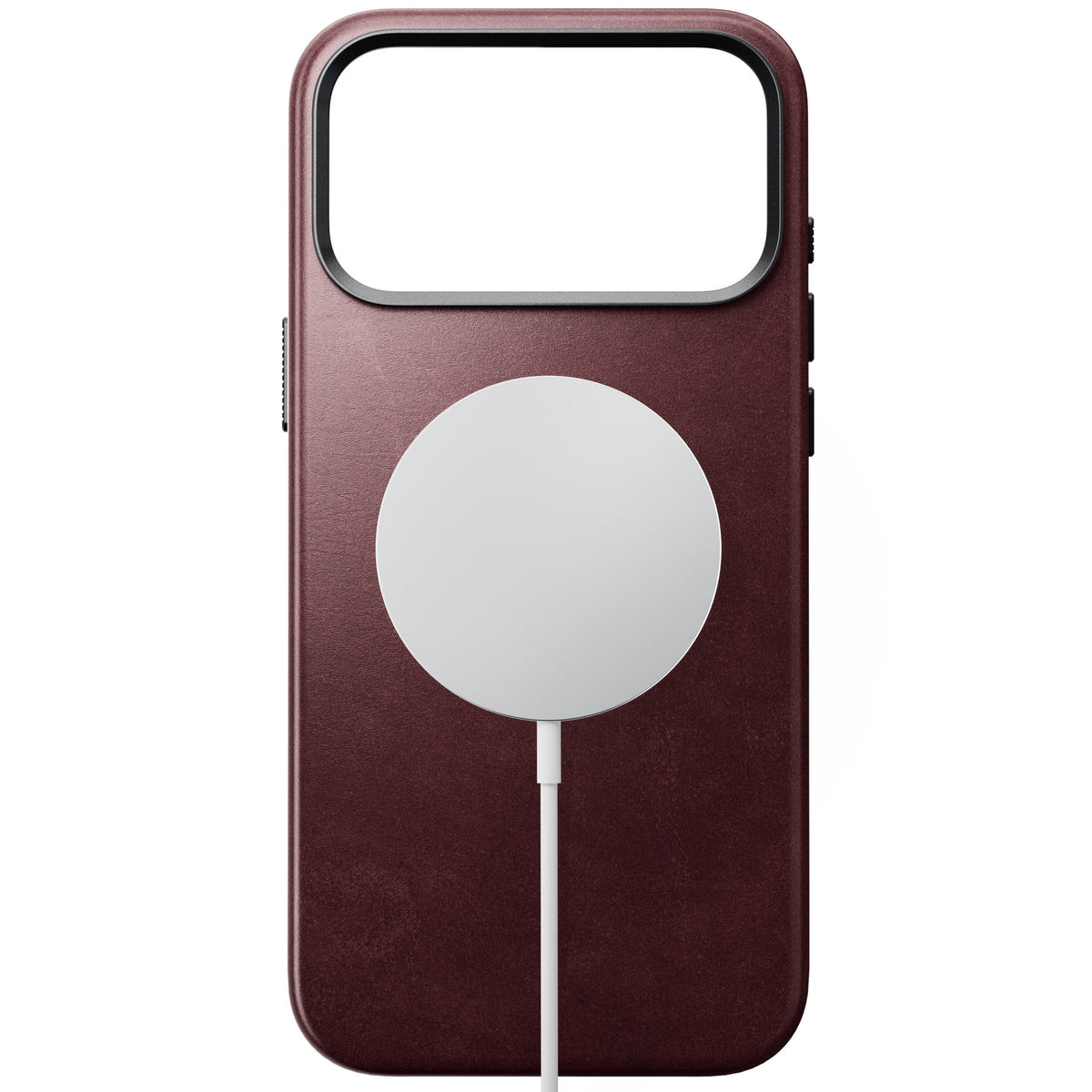 Nomad iPhone 17 Pro Max/iPhone 18 Pro Max Cover Traditional Leather Case Horween Burgundy