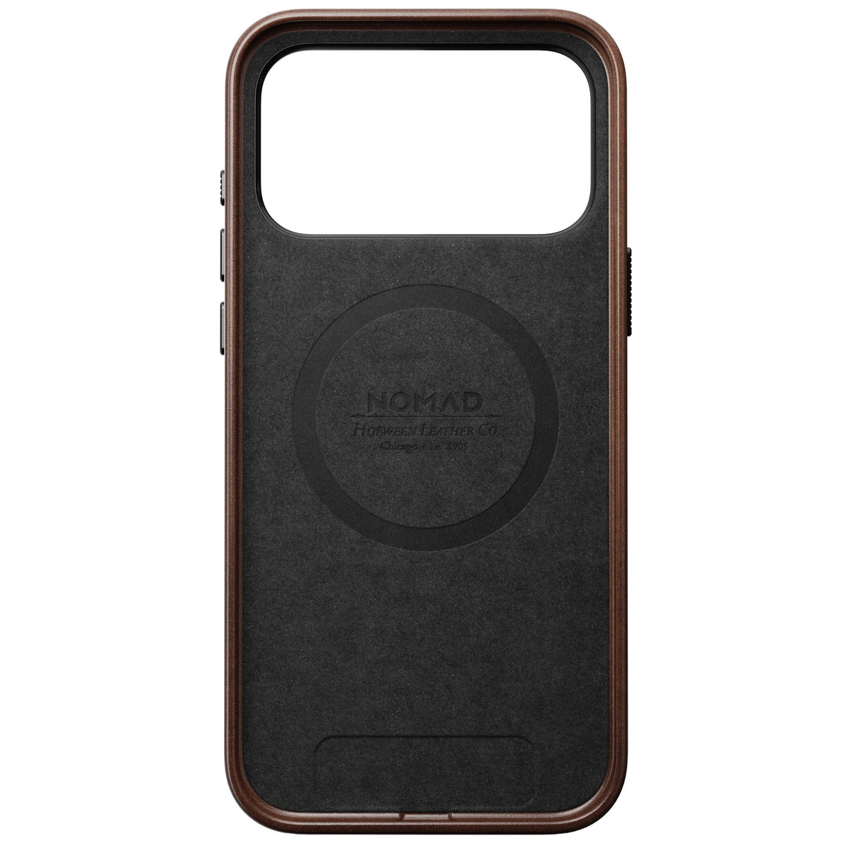 Nomad iPhone 17 Pro Max/iPhone 18 Pro Max Cover Traditional Leather Case Horween Rustic Brown