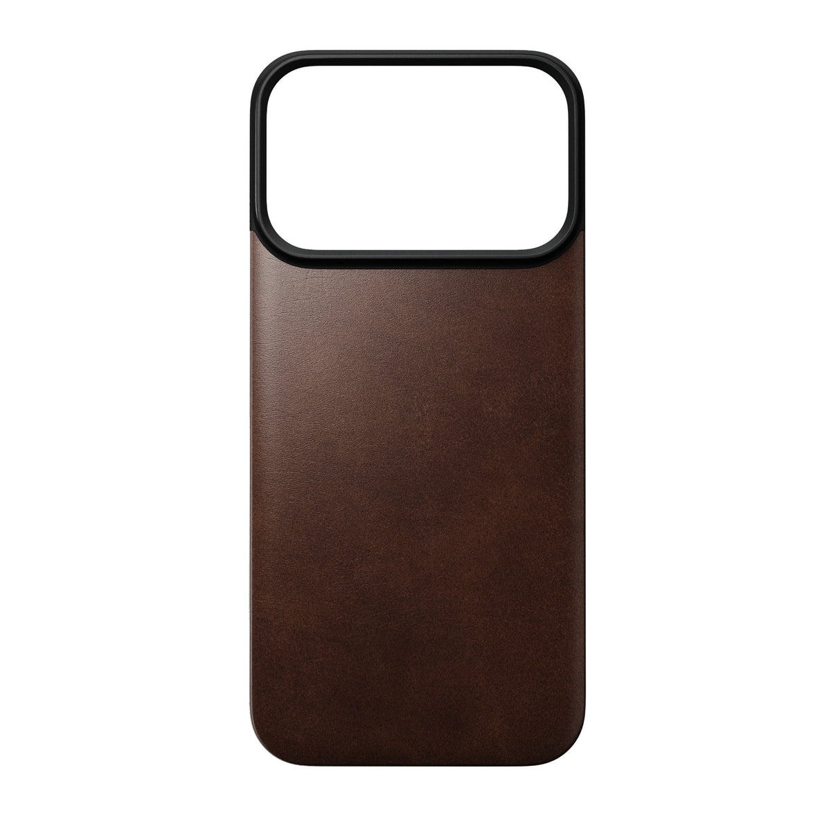Nomad iPhone 17 Pro/iPhone 18 Pro Cover Mag Leather Back Rustic Brown