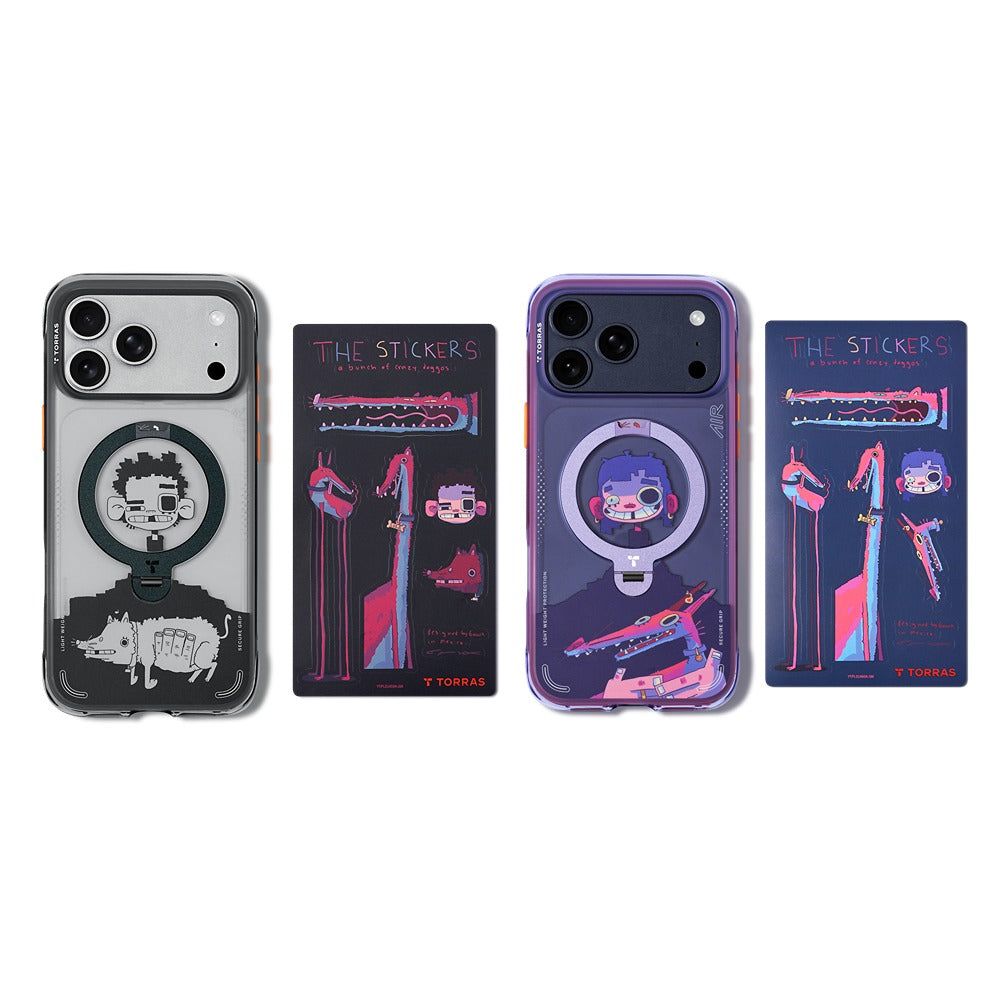 Torras iPhone 17 Pro Cover Ostand Q3 Air Gawx Dawnbreak Guard