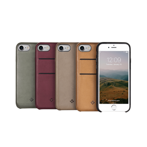 Twelve South iPhone 7 Plus/iPhone 8 Plus Relaxed Leather Warm Taupe-cover