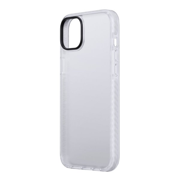 iPhone 15 Plus Cover Stødsikkert TPU Hvid