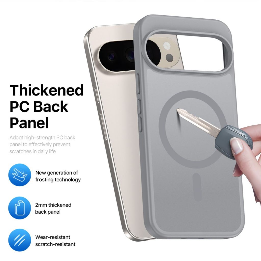Dux Ducis Google Pixel 9/9 Pro/10/10 Pro/11/11 Pro Cover Yind Series MagSafe Grå