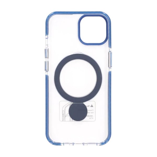 iPhone 15 Cover Ringholder MagSafe Blå