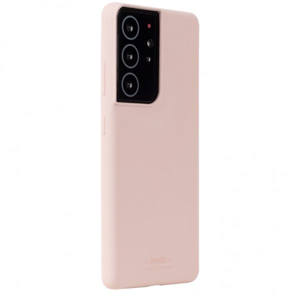 holdit Samsung Galaxy S21 Ultra Cover Silikone Blush Pink