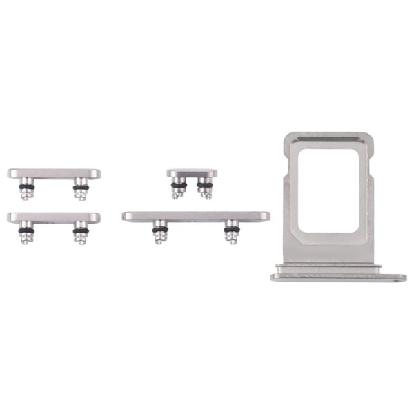 Knapper og SIM-kortholder til iPhone 15 Pro og 15 Pro Max - Naturlig Titanium