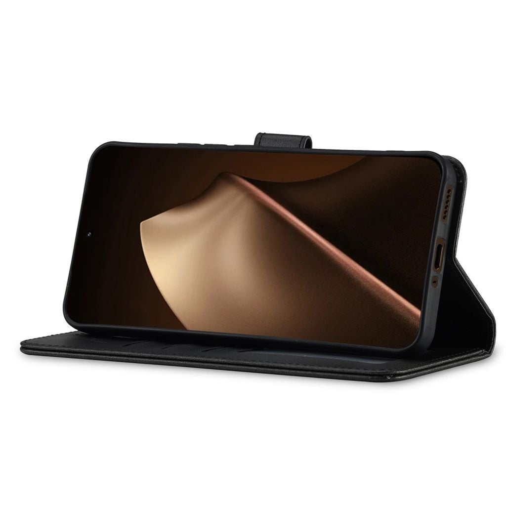 Lc.Imeeke Xiaomi 17T Pro Etui med Kortholder Stativfunktion Sort