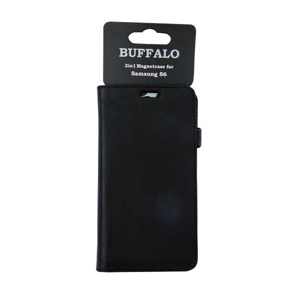 Buffalo Samsung Galaxy S6 Etui 2i1 Magnet Cover Sort