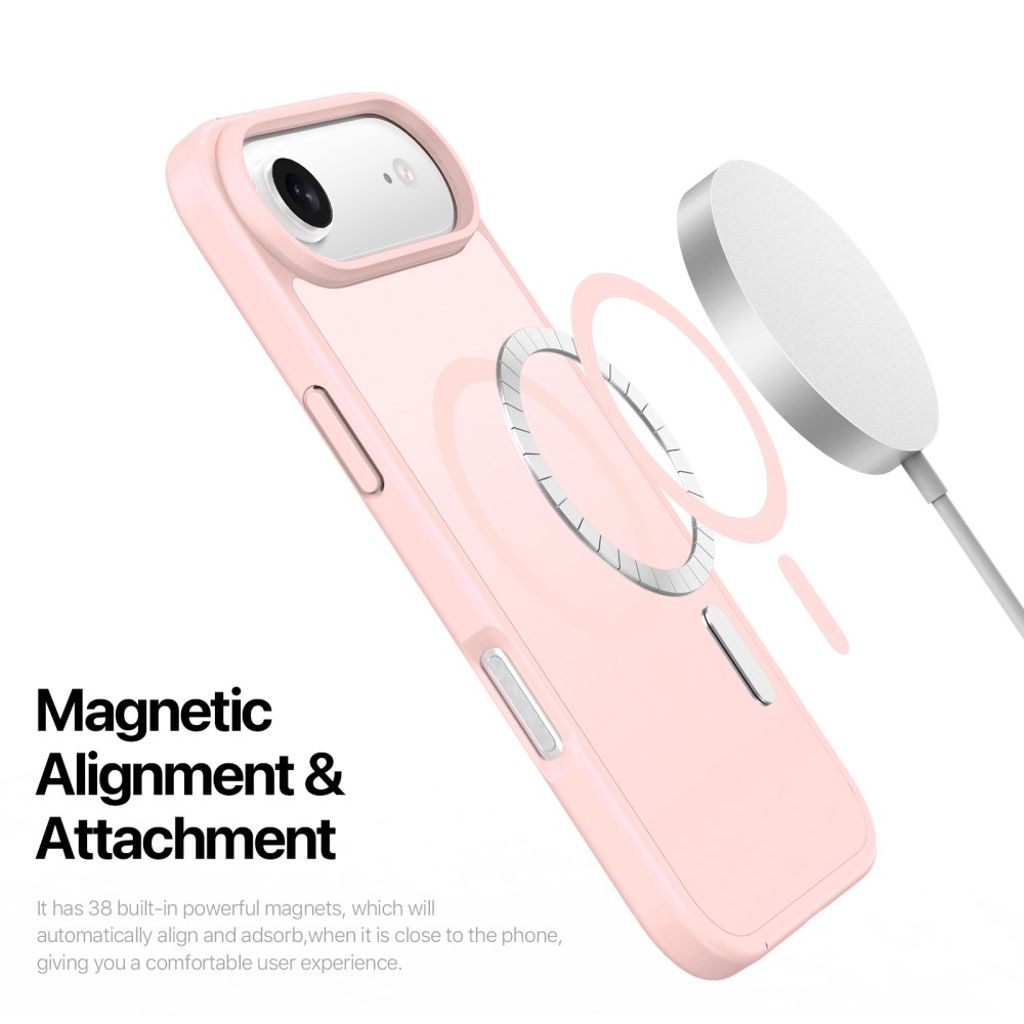 Dux Ducis iPhone Air Cover Yind Series MagSafe Lyserød