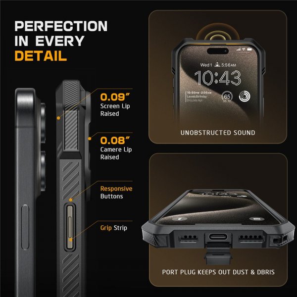 Supcase iPhone 16 Cover UB Grip MagSafe Sort