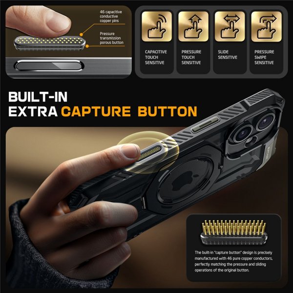 Supcase iPhone 16 Cover UB Grip MagSafe Sort