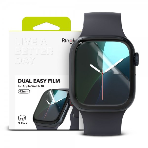 Ringke Watch 42mm Skærmbeskyttelse Dual Easy Film 3-pak