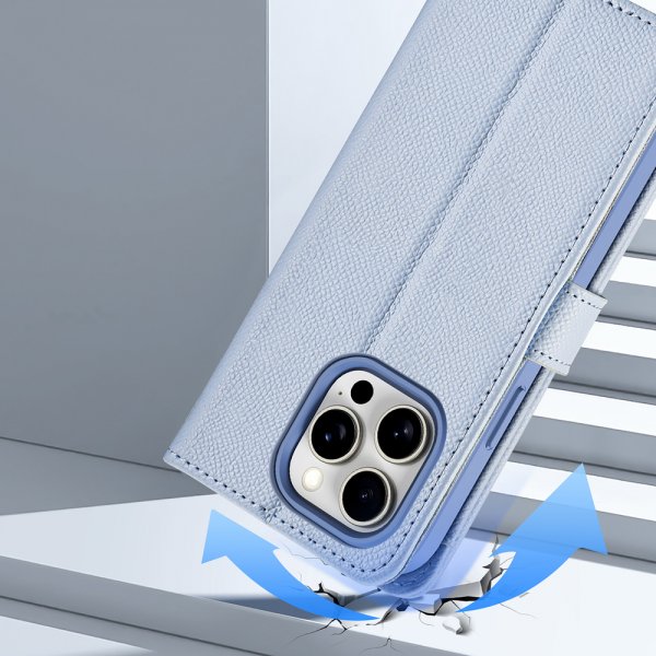 Dux Ducis iPhone 15 Pro Cover 2-i-1 Lawa Series MagSafe Blå