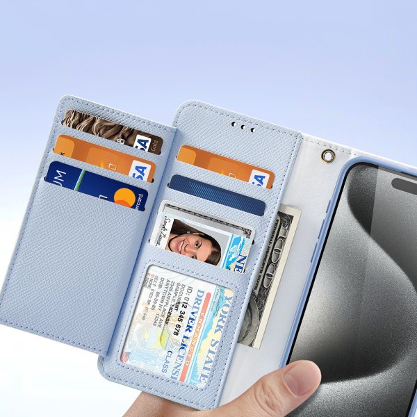 Dux Ducis iPhone 15 Pro Cover 2-i-1 Lawa Series MagSafe Blå