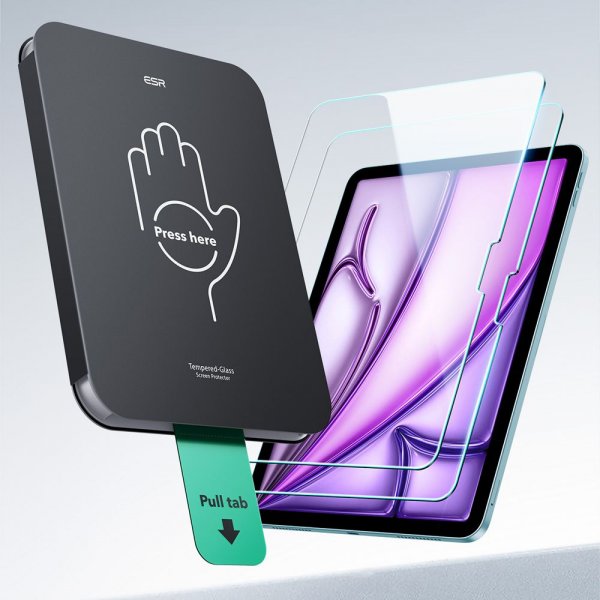 ESR iPad Air 11 (M2/M3/M4) Skærmbeskyttelse UltraFit 2-pak