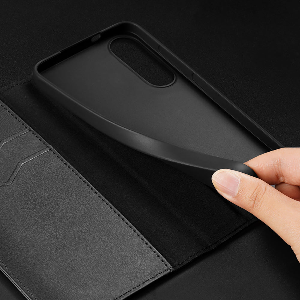 Dux Ducis Samsung Galaxy S25 Edge Etui Hivo Series Sort