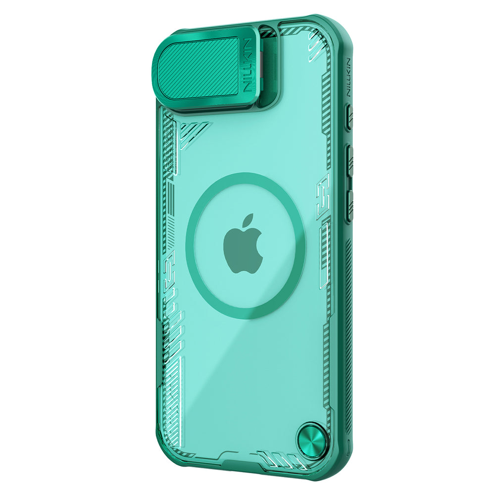 Nillkin iPhone 16e/iPhone 17e Cover Iceblade Prop MagSafe Grøn