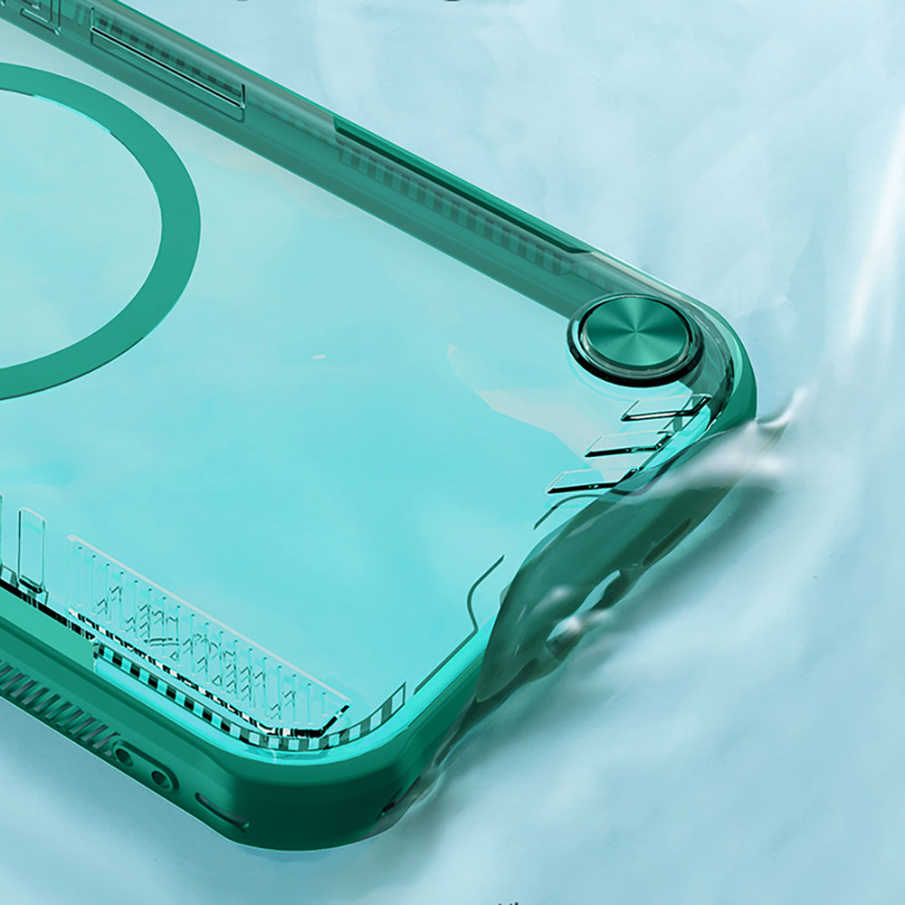 Nillkin iPhone 16e/iPhone 17e Cover Iceblade Prop MagSafe Grøn