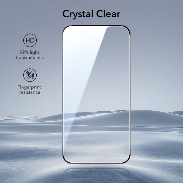 ESR iPhone 17 Pro Max Skærmbeskyttelse UltraFit 2-pak