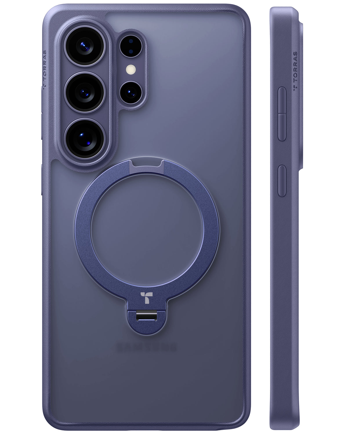 Torras Samsung Galaxy S26 Ultra Cover Ostand Q3 Spin Violet Surge
