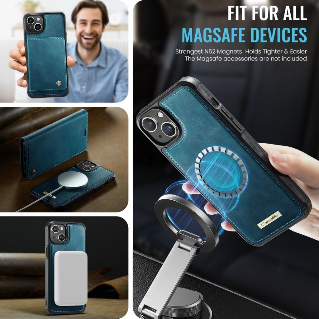 CaseMe iPhone 14 Plus/iPhone 15 Plus Etui C49 Series Grøn