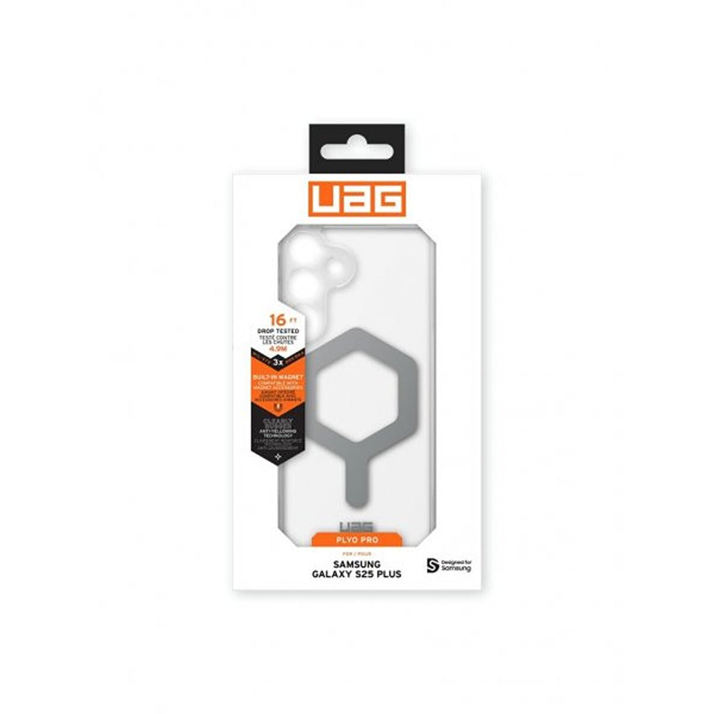 Urban Armor Gear (UAG) Samsung Galaxy S25 Plus Cover Plyo Pro MagSafe Ice/Silver