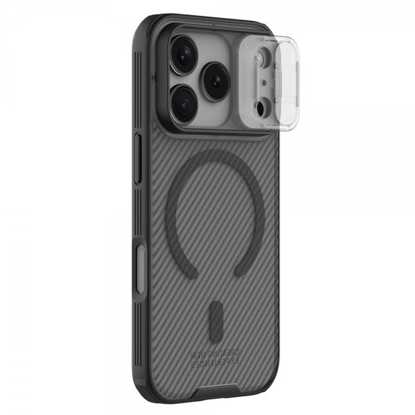 Nillkin iPhone 17 Pro Max Cover CamShield Pro MagSafe Transparent Sort