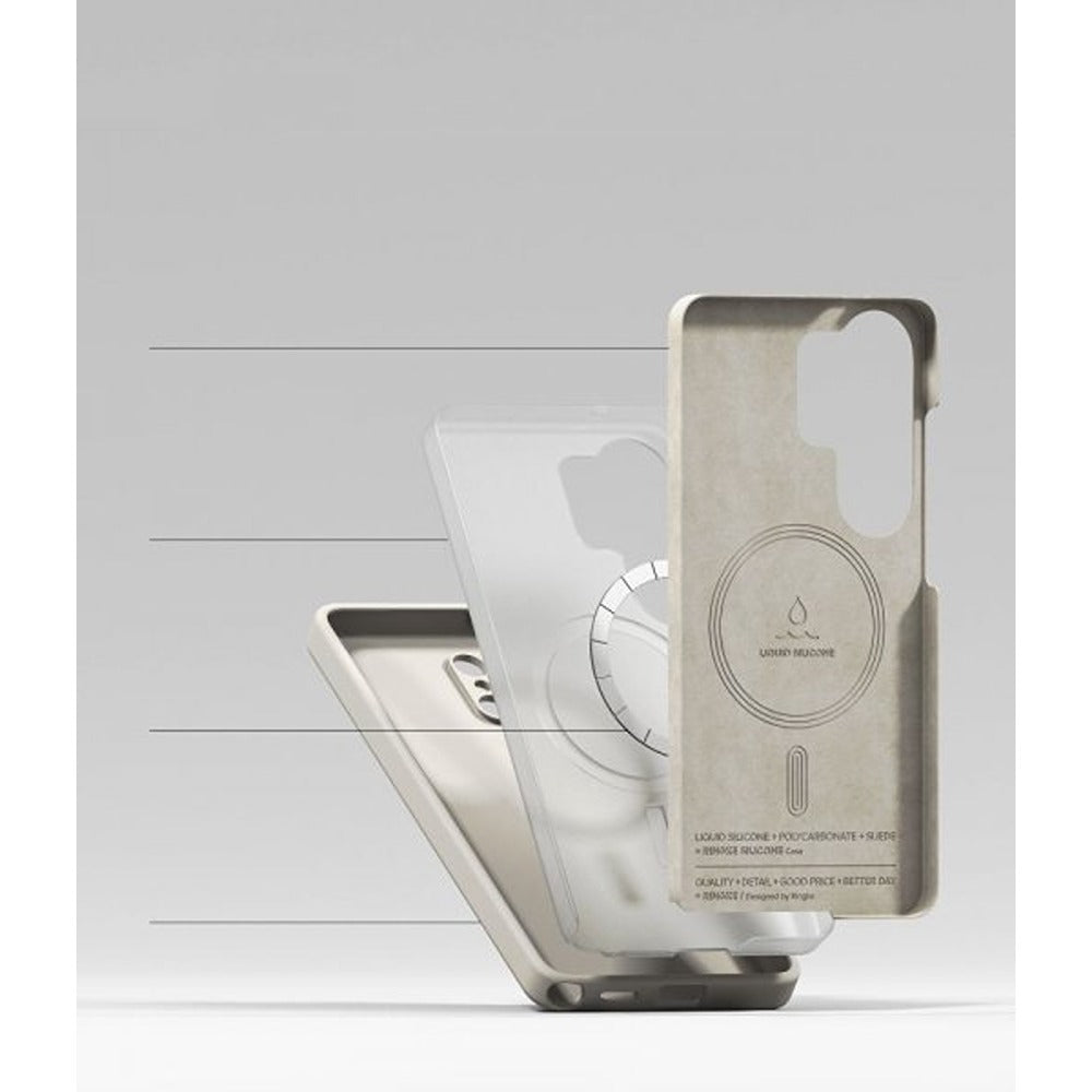 Ringke Samsung Galaxy S26 Ultra Cover Silikone Magnetic Beige