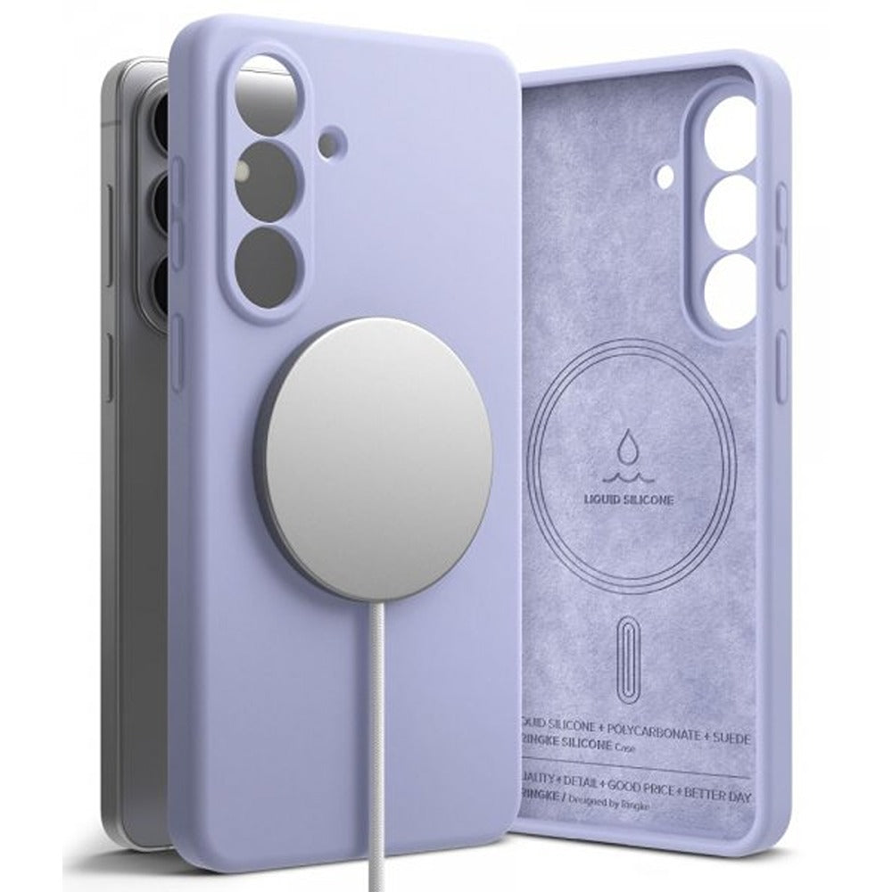 Ringke Samsung Galaxy S26 Plus Cover Silikone Magnetic Lilla