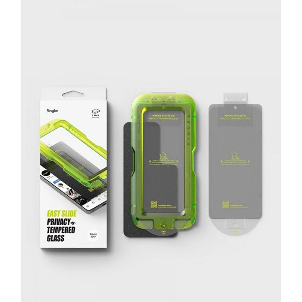 Ringke Samsung Galaxy S26 Plus Skærmbeskyttelse Easy Slide Privacy 2-pak