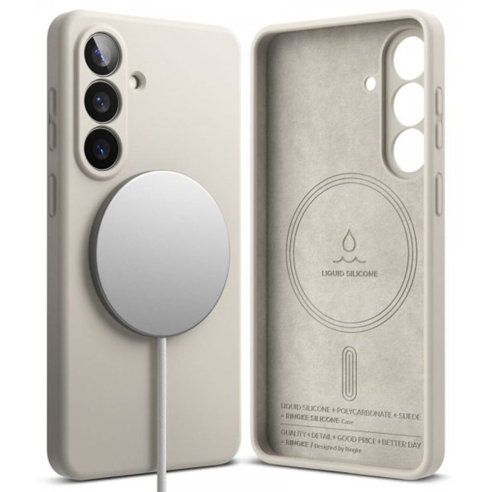Ringke Samsung Galaxy S26 Cover Silikone Magnetic Beige