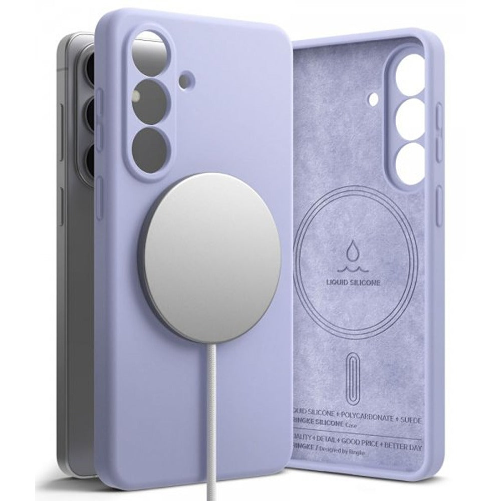 Ringke Samsung Galaxy S26 Cover Silikone Magnetic Lilla