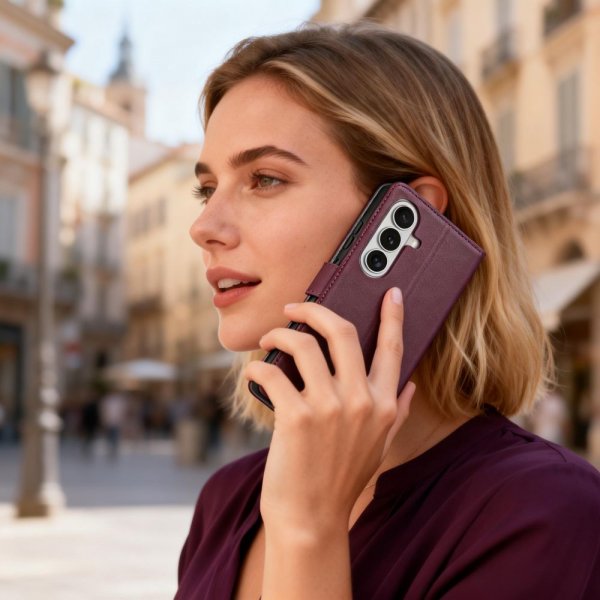 Tech-Protect Samsung Galaxy A36/A56/A37 Etui Wallet Rød
