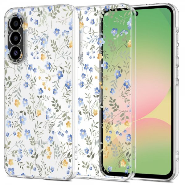 Tech-Protect Samsung Galaxy A57 Cover FlexAir Blomstermønster