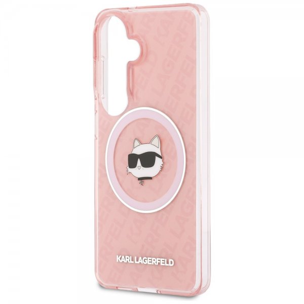 Karl Lagerfeld Samsung Galaxy S26 Plus Cover Choupette MagSafe Rosa