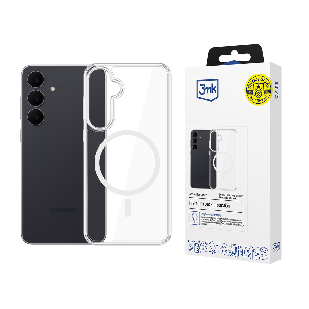 3mk Samsung Galaxy S26 FE Skal Armor MagCase Transparent