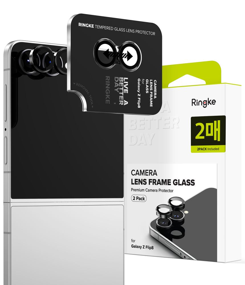 Ringke Samsung Galaxy Z Flip 8 Kameralinsebeskytter Camera Lens Frame 2-pack
